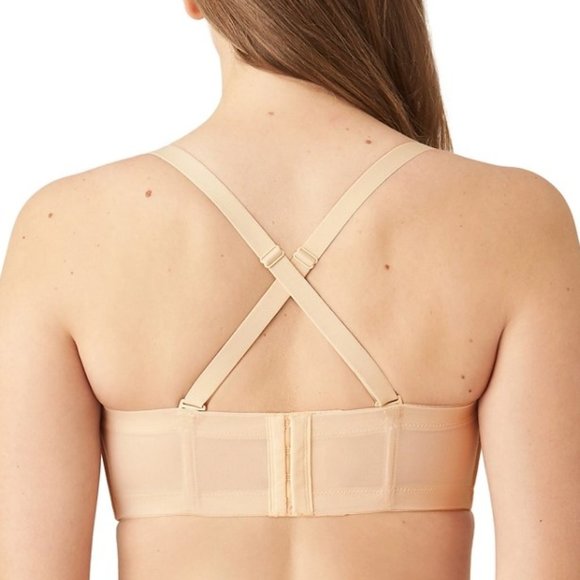 NWT Nude Wacoal Red Carpet Strapless Full Busted Underwire Bra 854119 - Picture 4 of 4